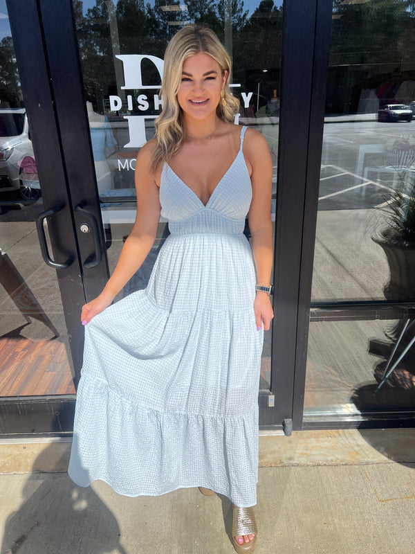 Something Blue Maxi Dress