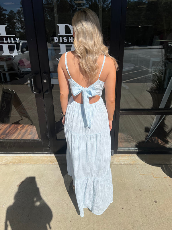 Something Blue Maxi Dress