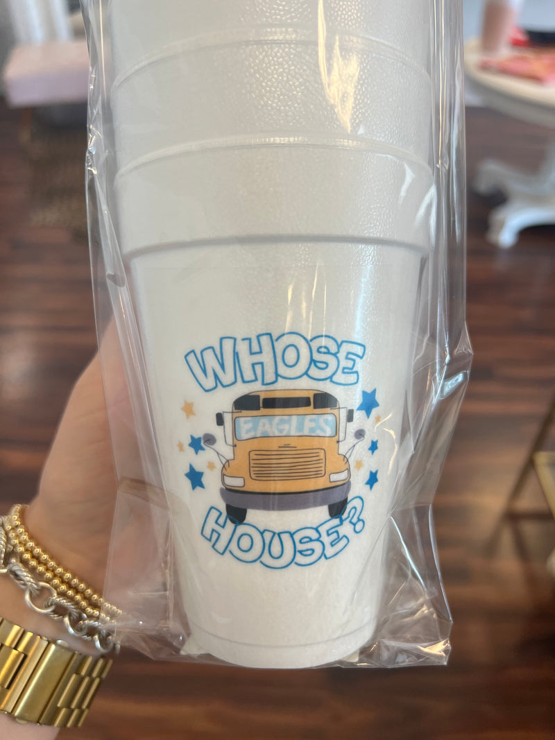 Whose House Cups- Set of 8