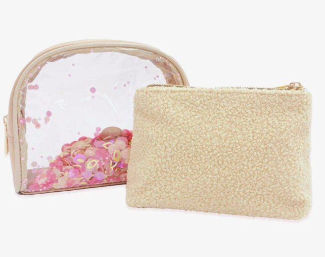Keep Cozy Two in One Cosmetic Bag