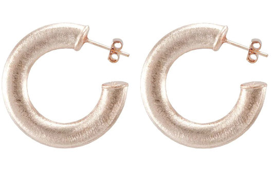 Small Irene Hoops- Rose Gold