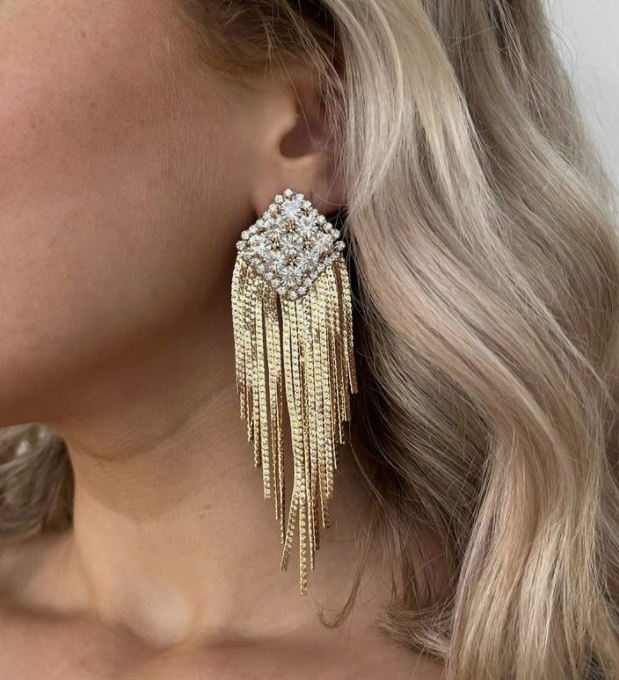 Diamond Fringe Drops