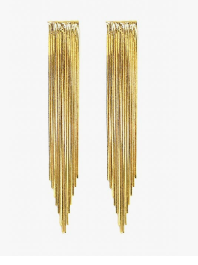 Rachel Gold Fringe Earrings